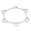 Bracelete Cordão Torcido em Prata 925