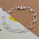 Bracelete Cordão Torcido em Prata 925