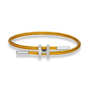 Bracelete de Cordão em H